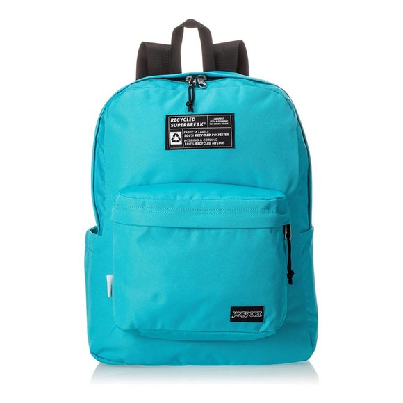 JanSport Recycled Superbreak Scuba Backpack - Eco-Friendly and Stylish! - Picture 1 of 5